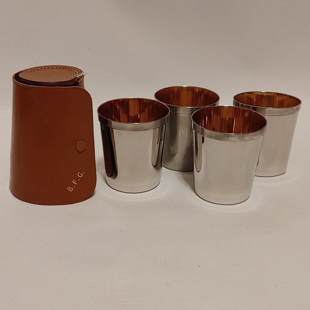 VINTAGE BIRKS Made in England Cup Sleeve of 4